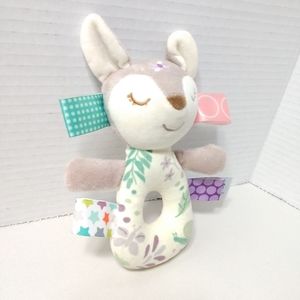 Taggies Signature Collection Fox Rattle Baby Toy Mary Meyer Stuffed Plush